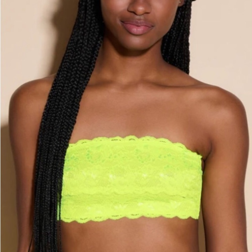 Cosabella Neon Flirtie Lace Bandeau Size M